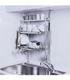 Amazon｜TUBASAN 公式ショップ 燕三条 突っ張り 水切りラック シンク上